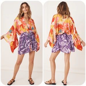 EUC Spell & the Gypsy Collective Chilli Tropicana Tyler Short Robe